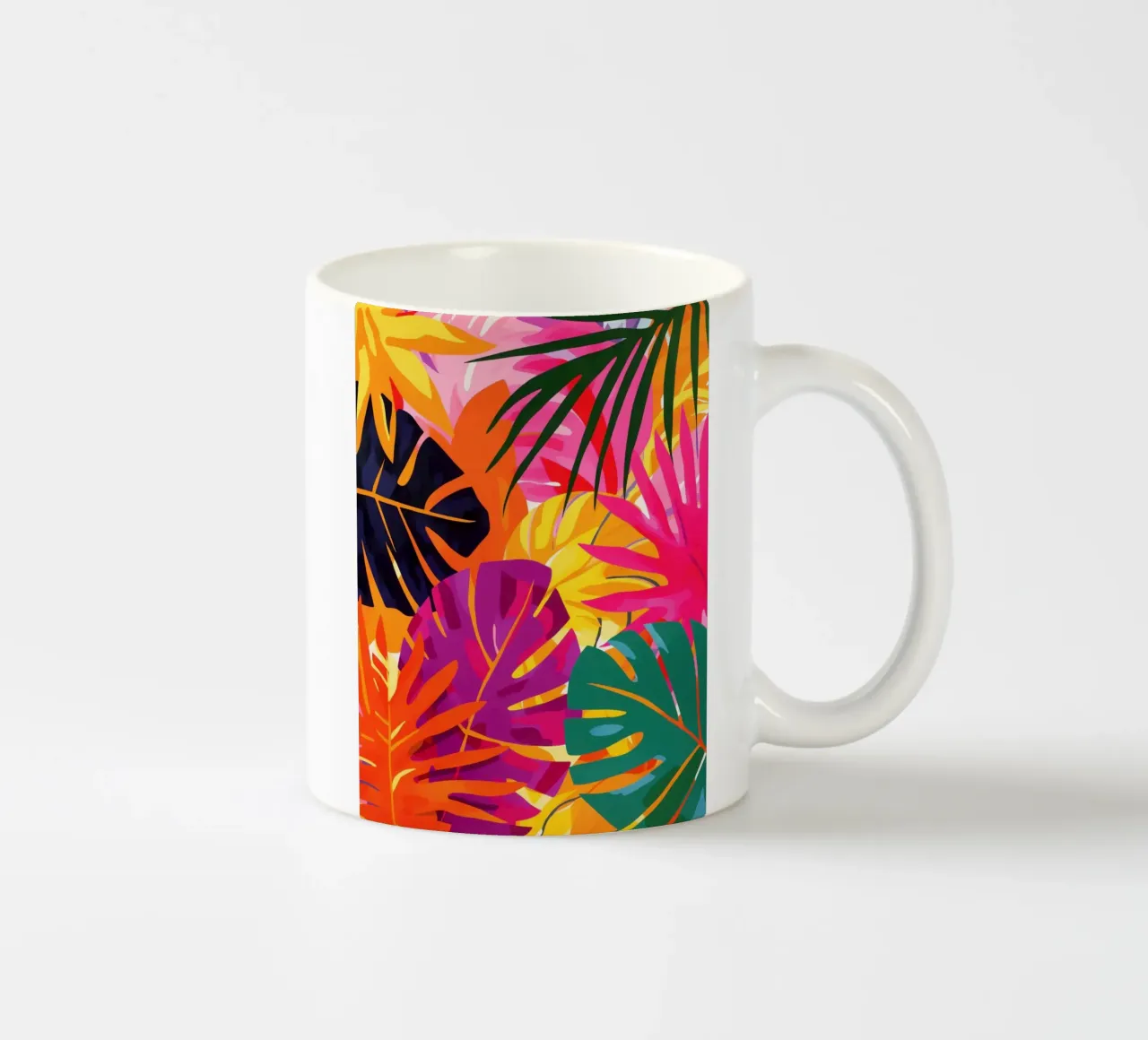 Tropical paradise | Art Déco meets Pop Art ceramic mug by Autofocus