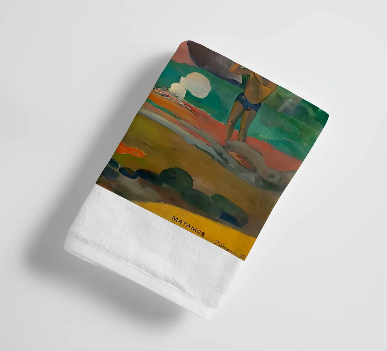 Paesaggio con pavoni (Morte), Paul Gauguin asciugamano da bagno da tokovictory