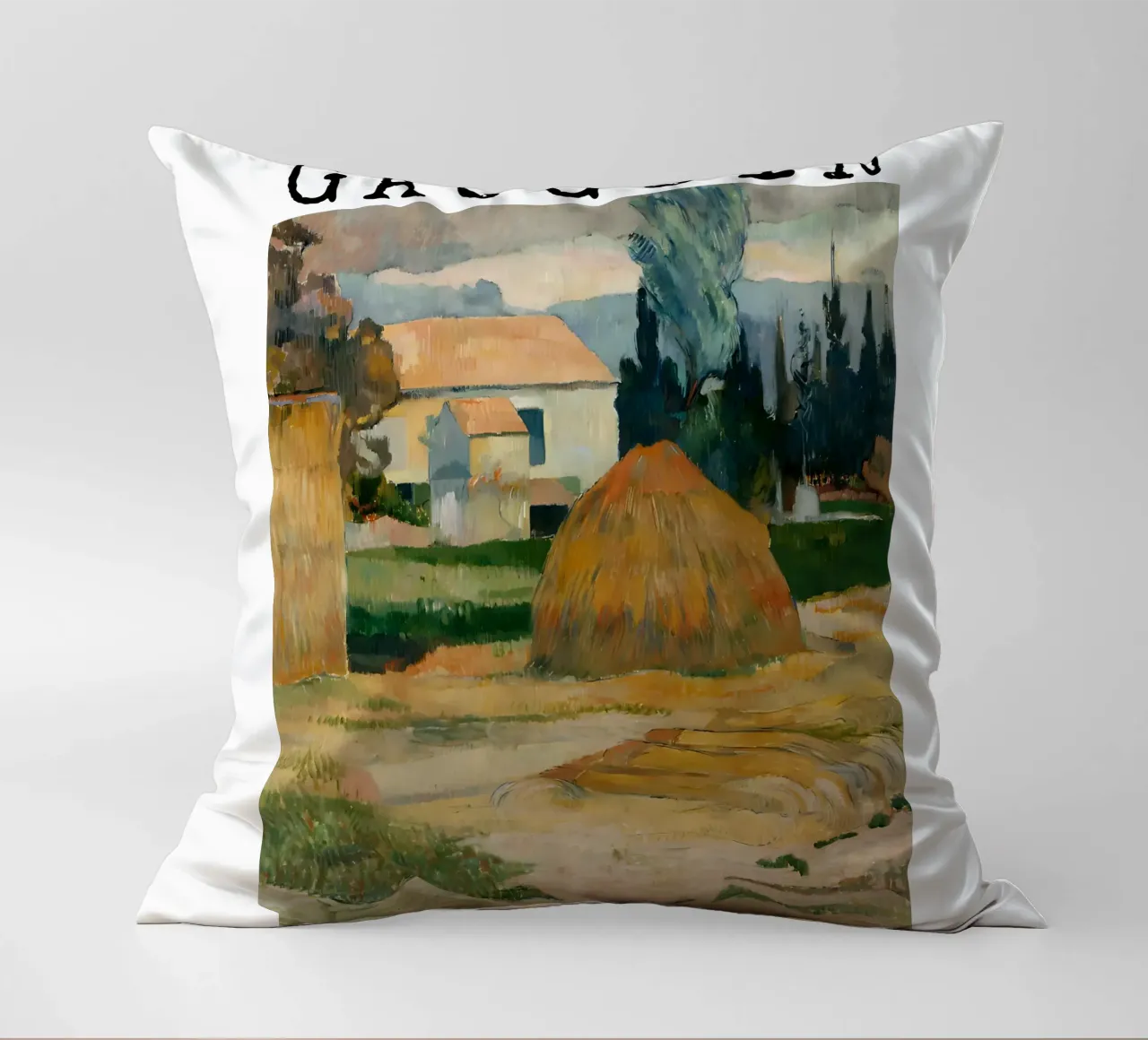 Paesaggio vicino ad Arles, Paul Gauguin cuscino da tokovictory