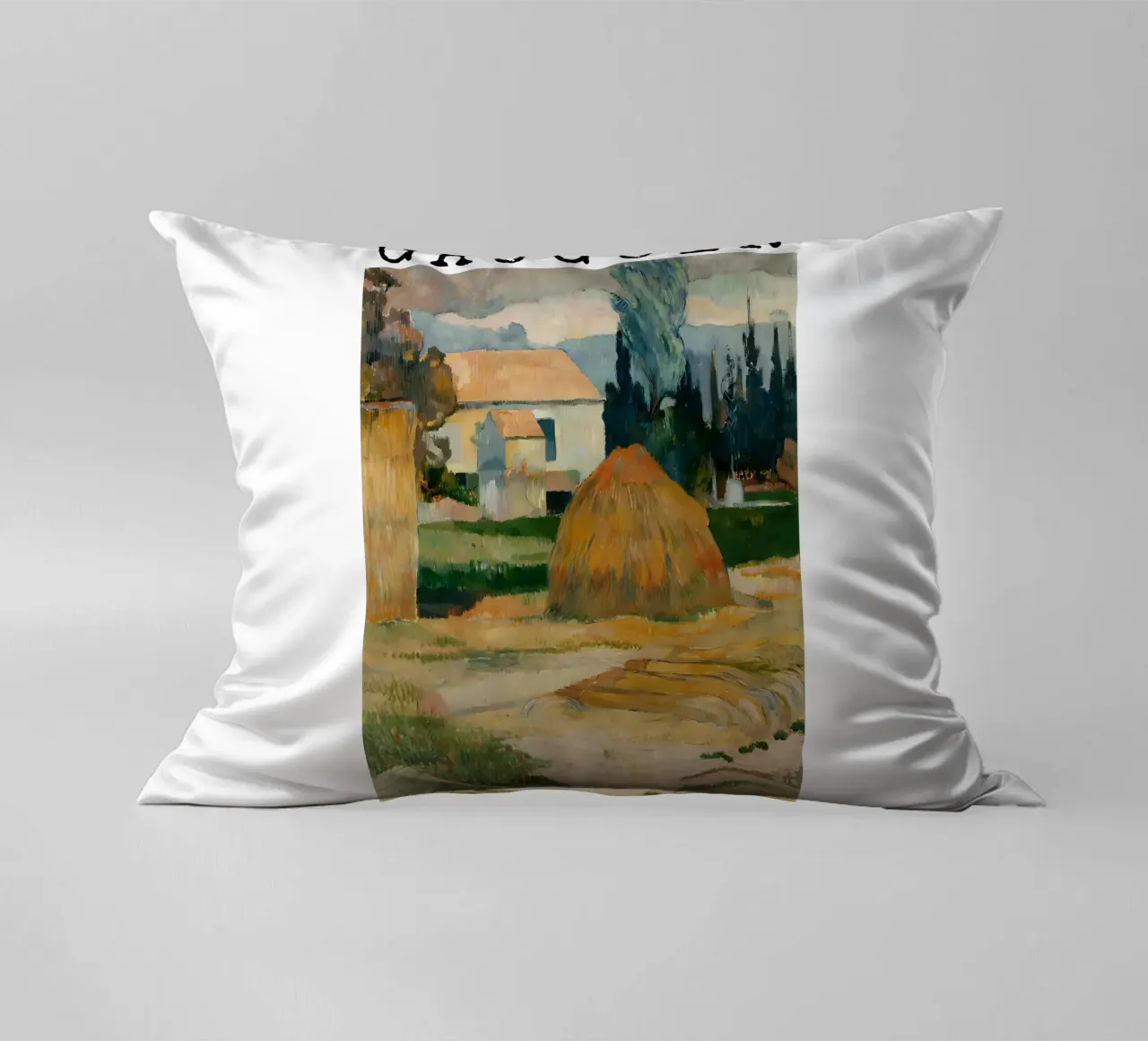 Paesaggio vicino ad Arles, Paul Gauguin cuscino da tokovictory