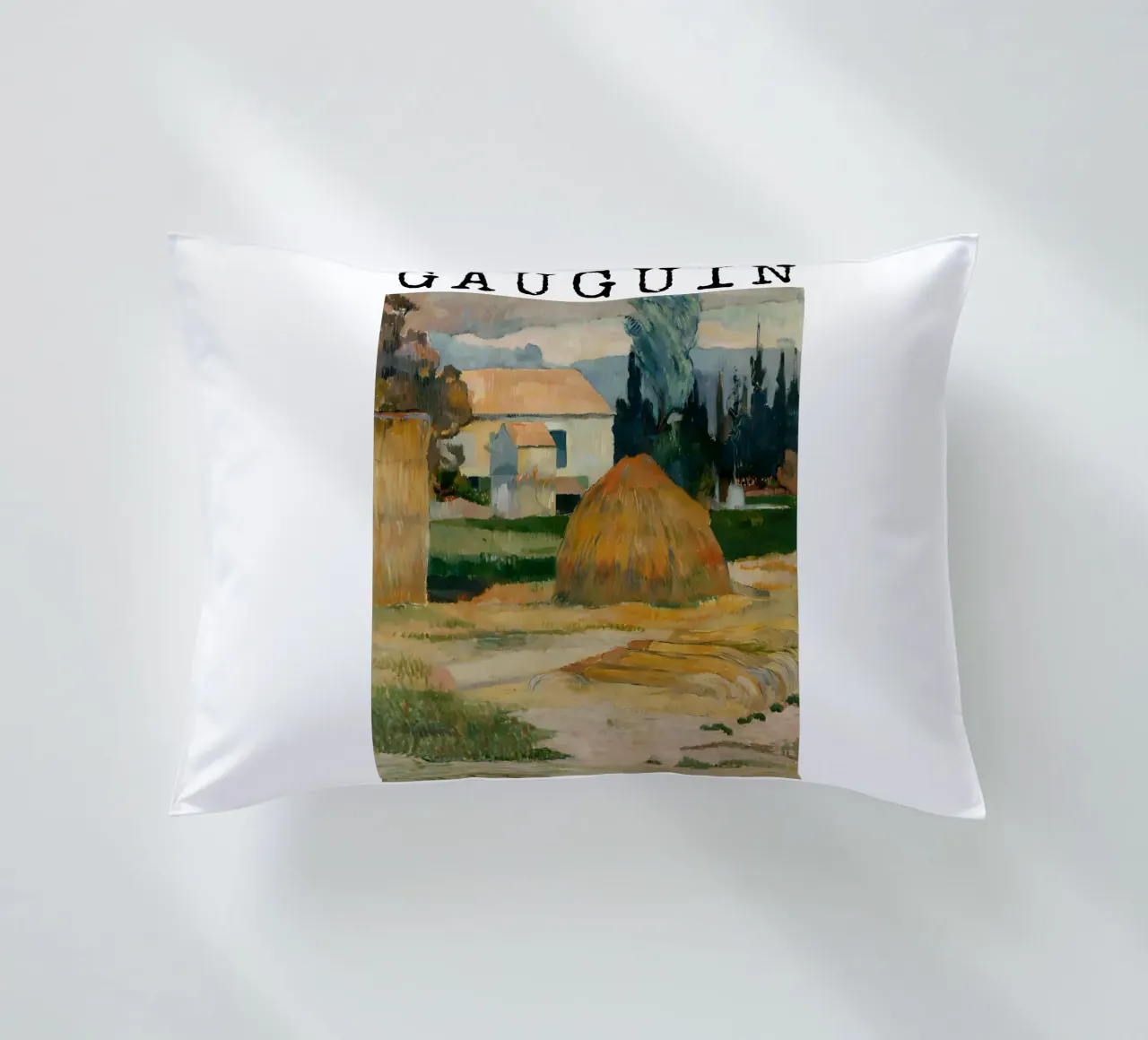 Paesaggio vicino ad Arles, Paul Gauguin cuscino da tokovictory