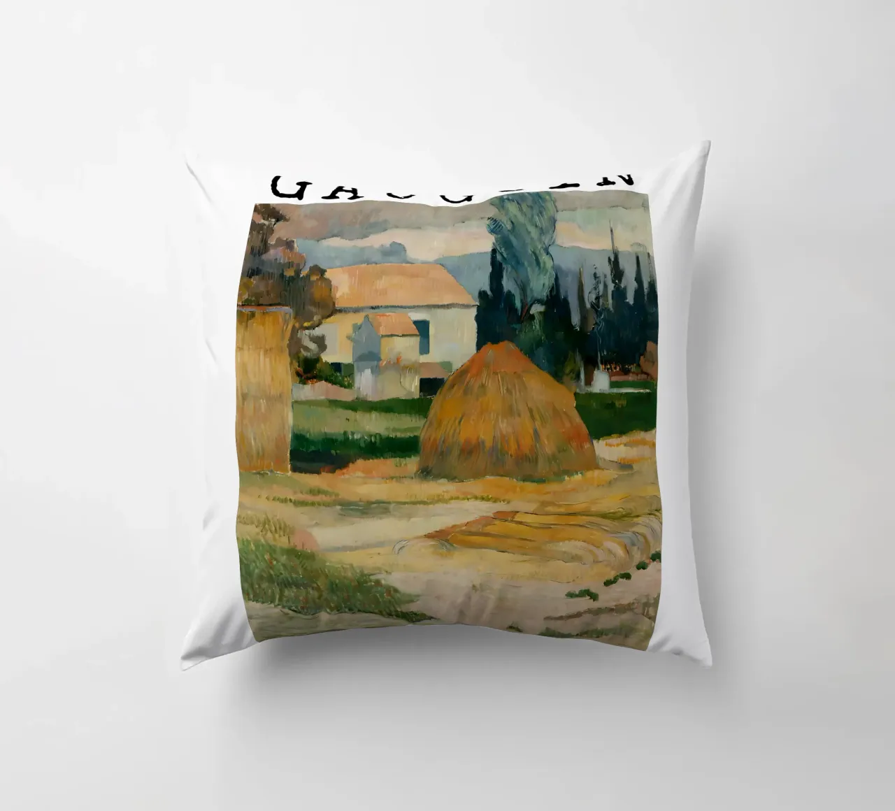 Paesaggio vicino ad Arles, Paul Gauguin cuscino da tokovictory