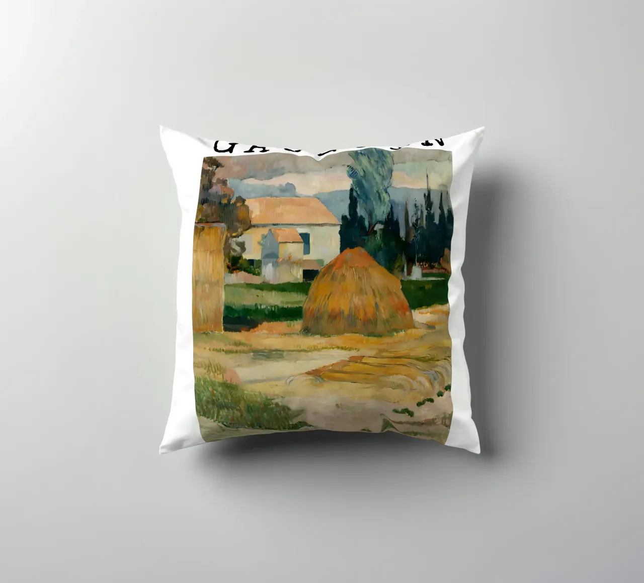 Paesaggio vicino ad Arles, Paul Gauguin cuscino da tokovictory