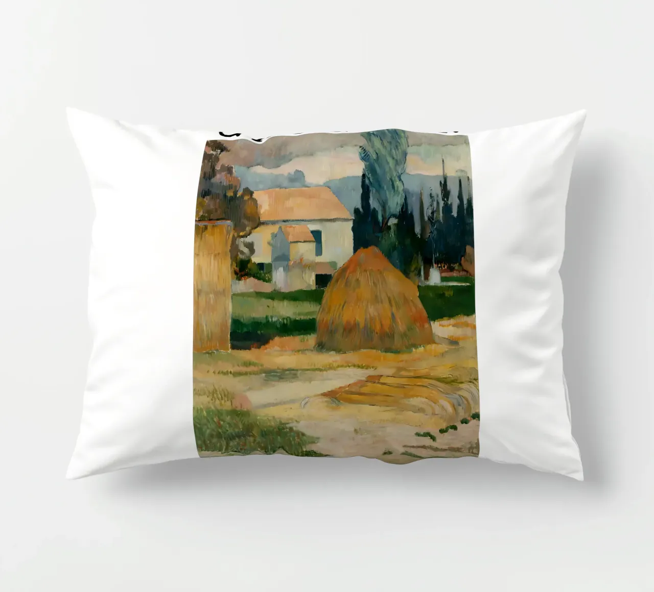 Paesaggio vicino ad Arles, Paul Gauguin cuscino da tokovictory
