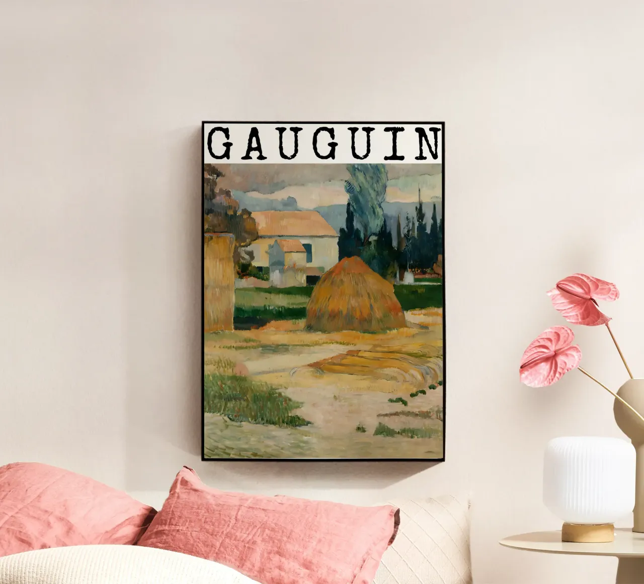 Paesaggio vicino ad Arles, Paul Gauguin plexiglass da tokovictory