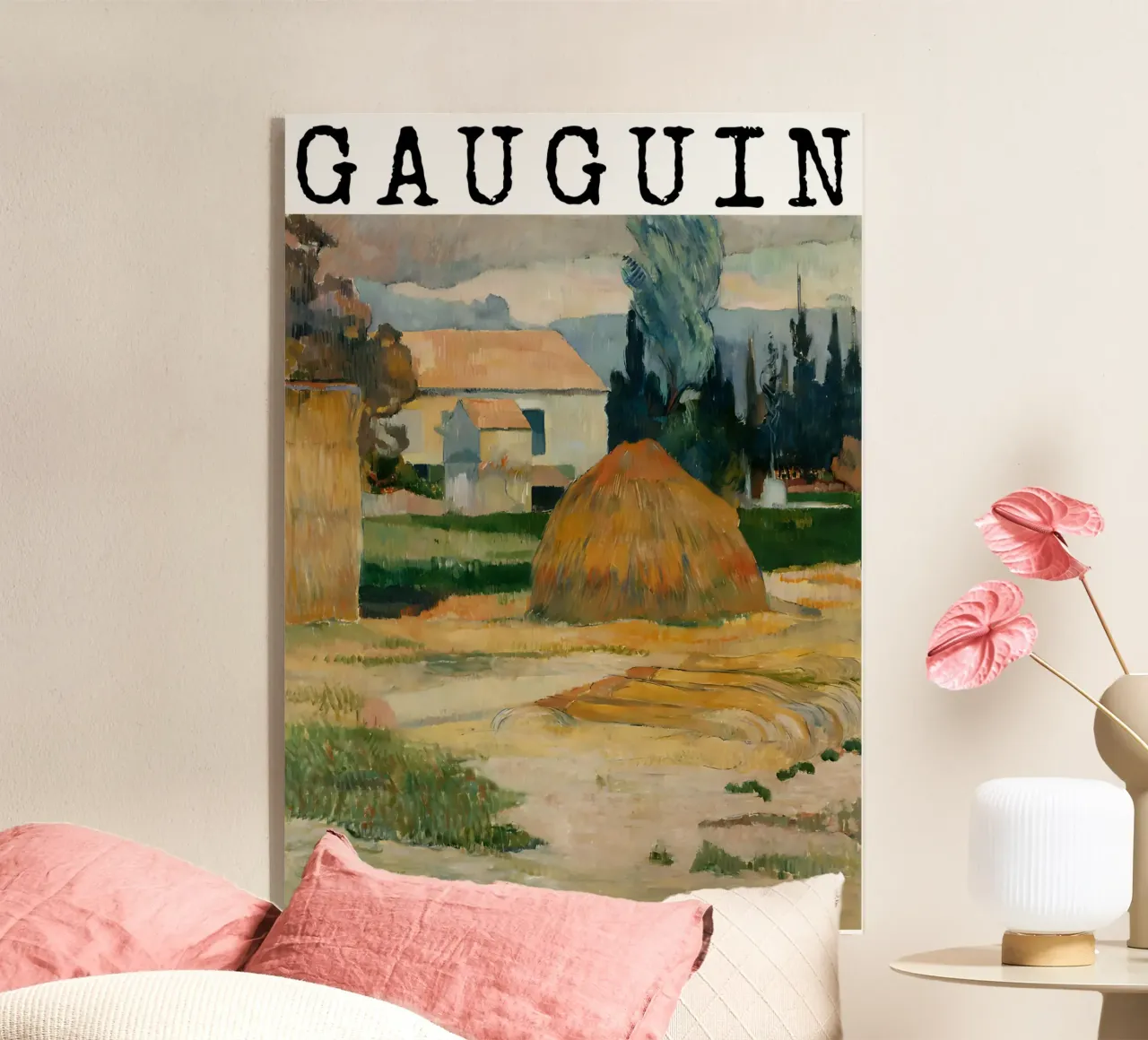 Paesaggio vicino ad Arles, Paul Gauguin plexiglass da tokovictory
