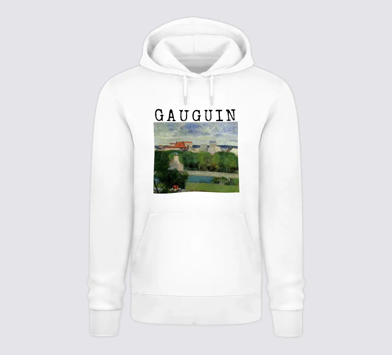 Gli orti di Vaugirard, Paul Gauguin felpa con cappuccio da tokovictory