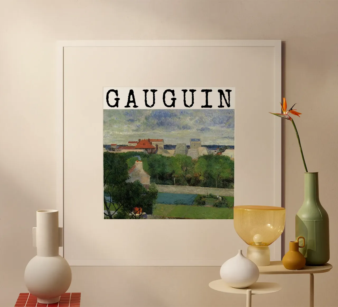 Gli orti di Vaugirard, Paul Gauguin carta hahnemühle da tokovictory