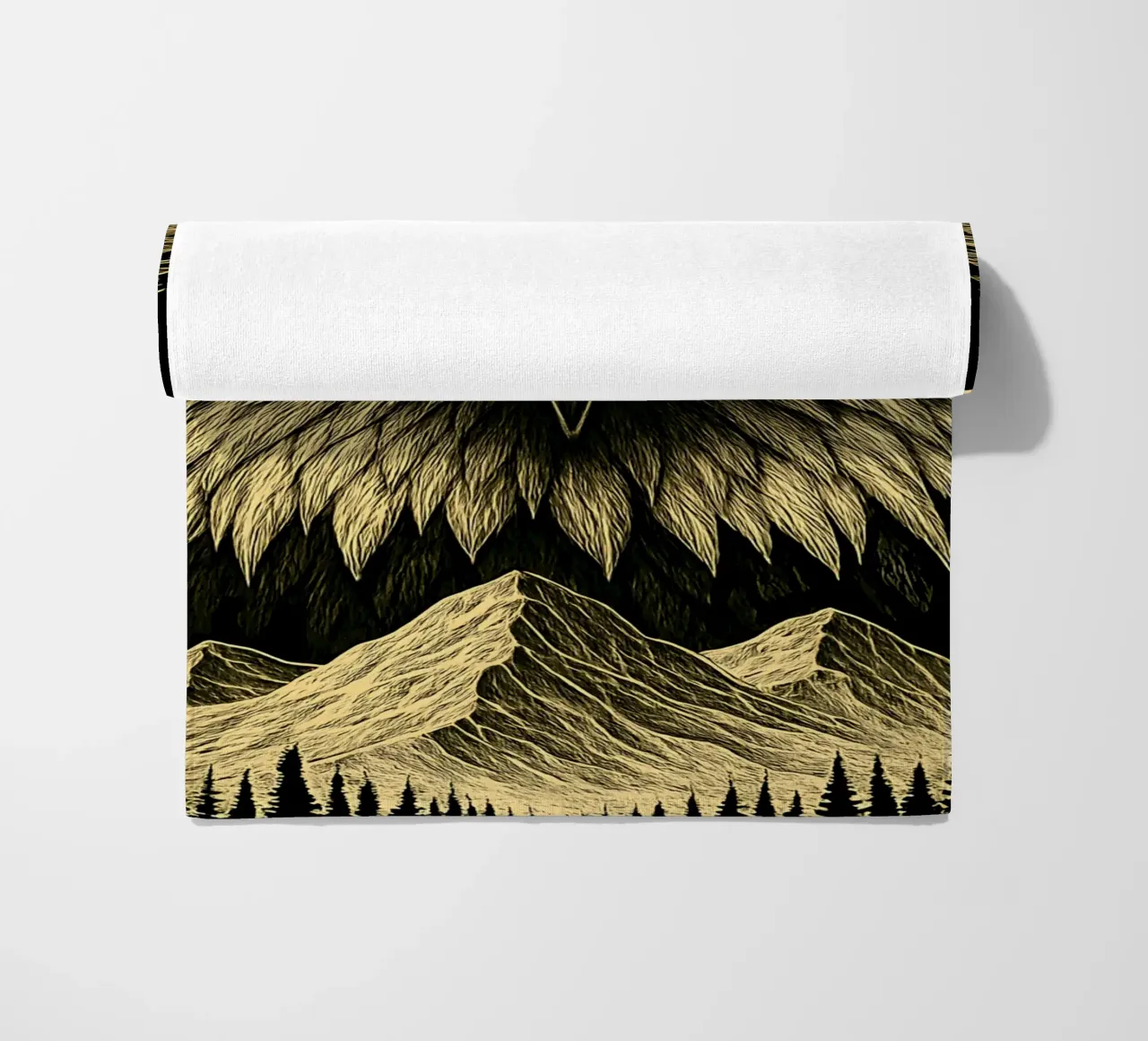 Stay Wild - Restez Sauvage - Aigle Majestueux telo mare da LM2KONE
