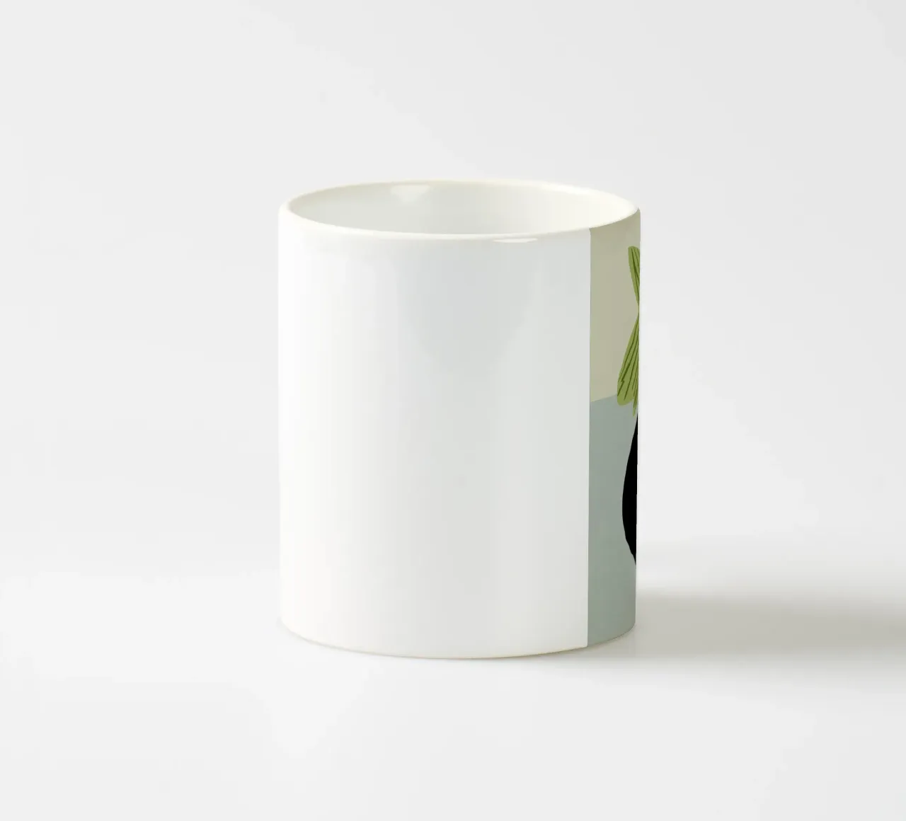 Natura morta di una pianta da interno tazza in ceramica da Little Dean