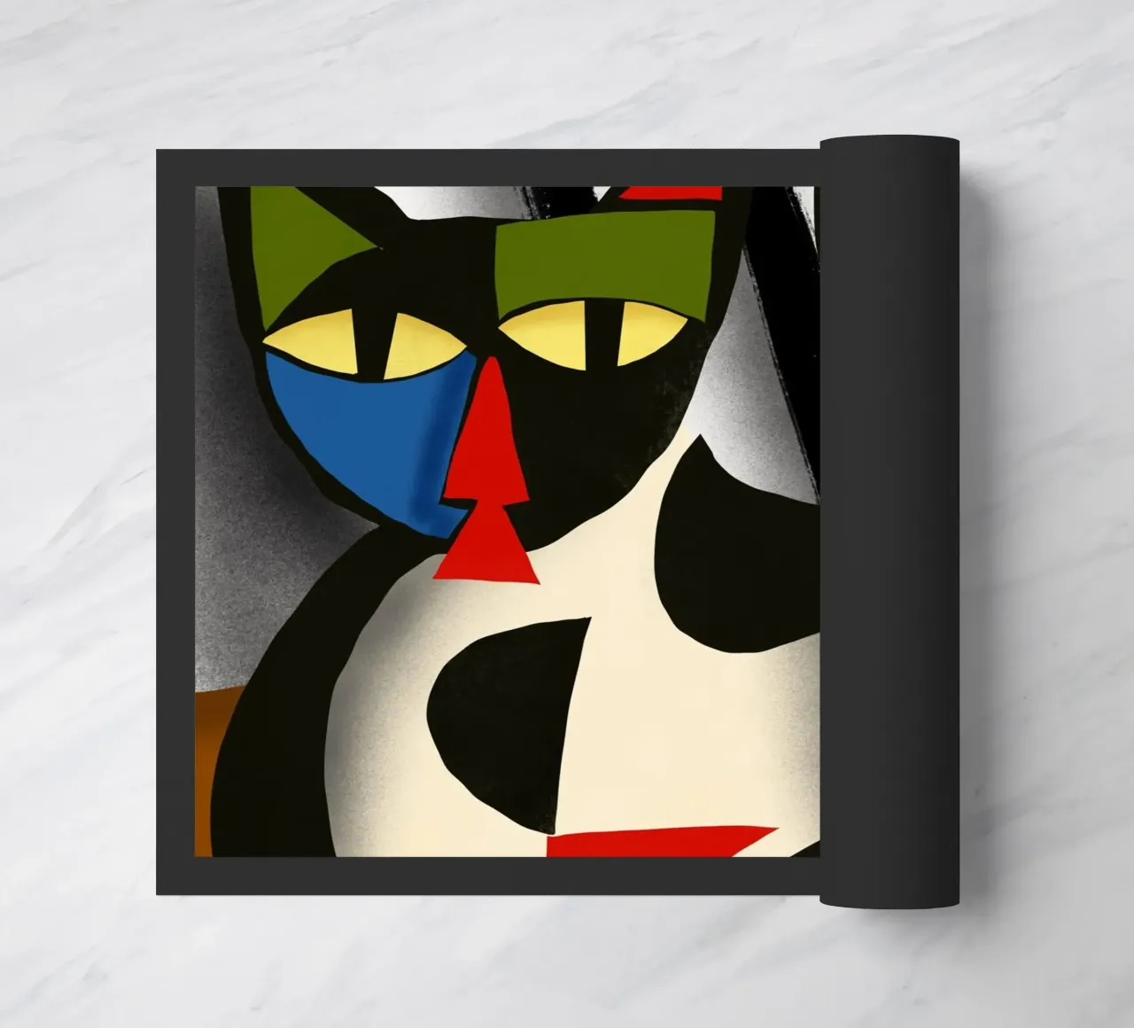 Ritratto di due gatti zerbino da Little Dean