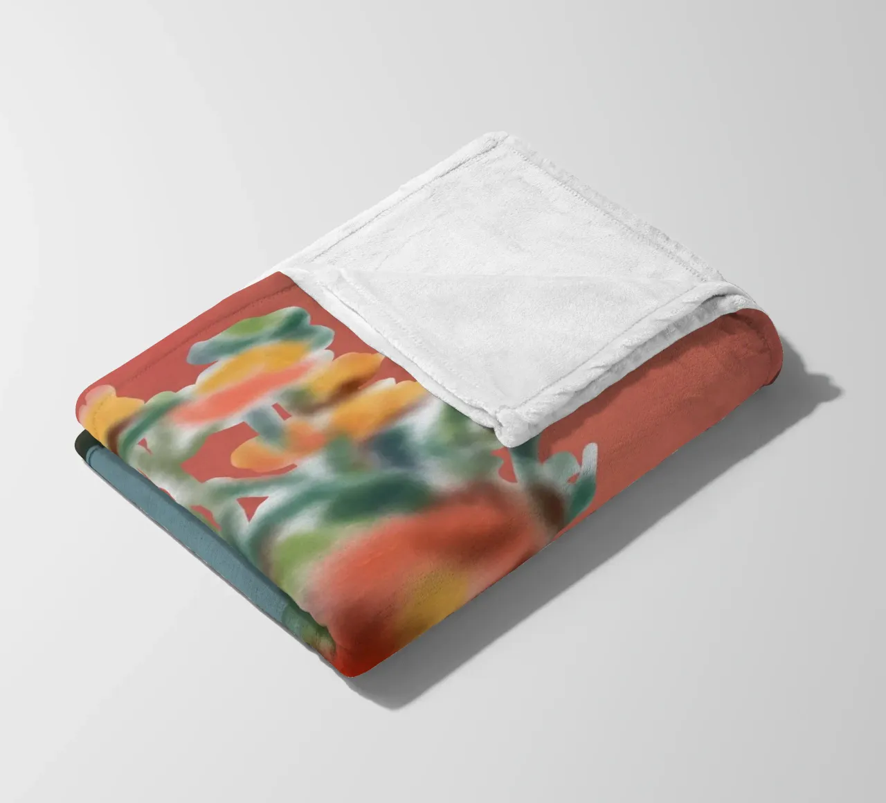 Vaso di fiori con sfondo rosa coperta in pile da Little Dean