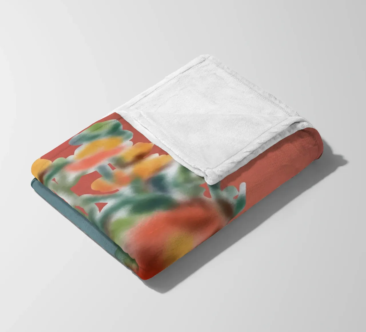 Vaso di fiori con sfondo rosa coperta in pile da Little Dean