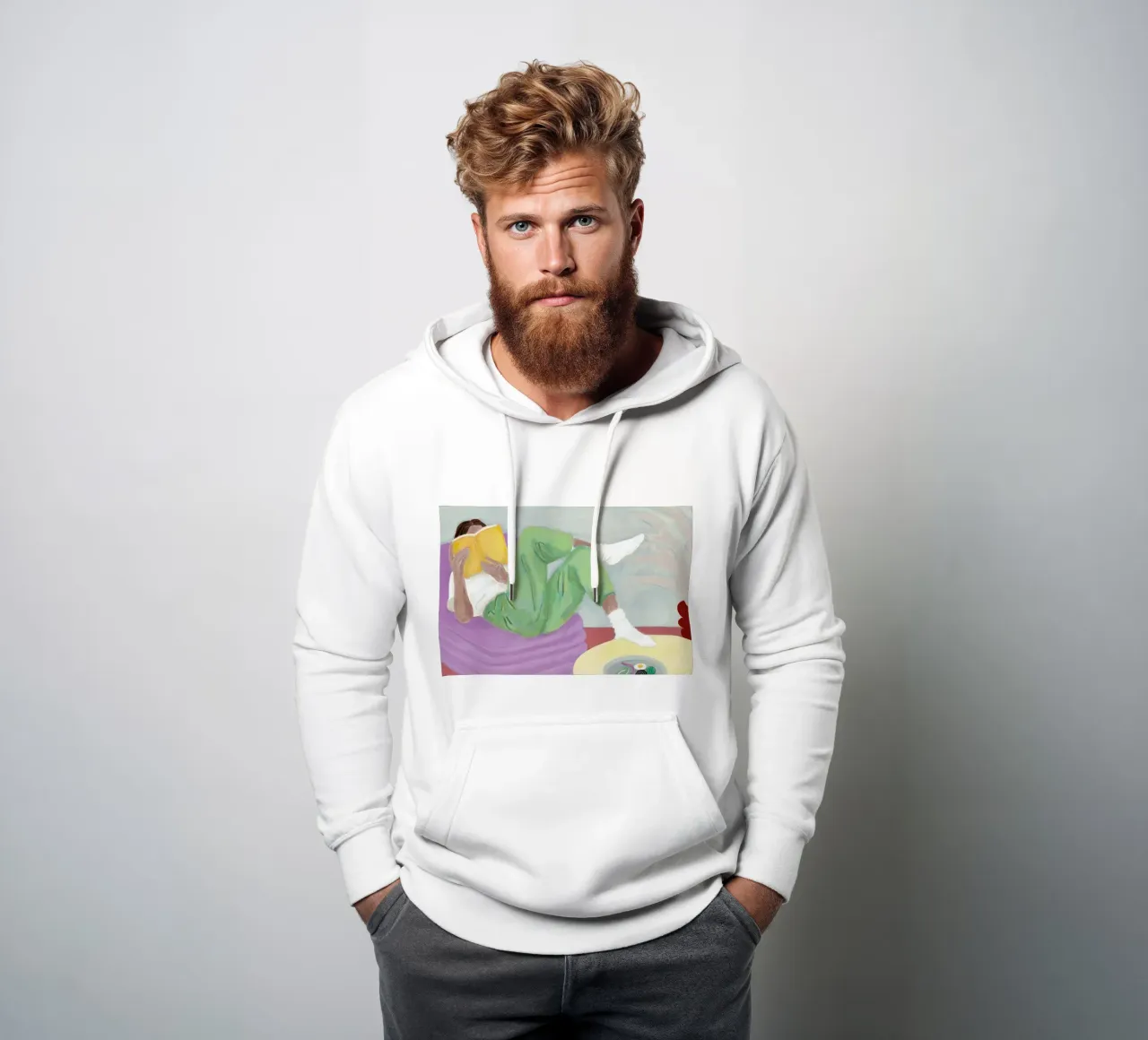 Slappe Av 01 felpa con cappuccio da Frauke Schyroki
