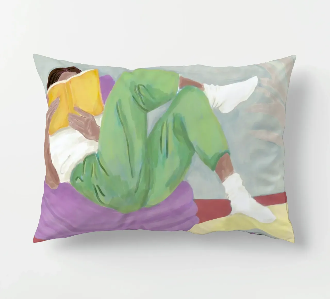 Slappe Av 01 decorative cushion by Frauke Schyroki