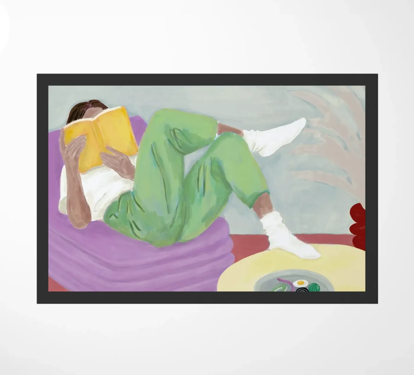 Slappe Av 01 doormat by Frauke Schyroki