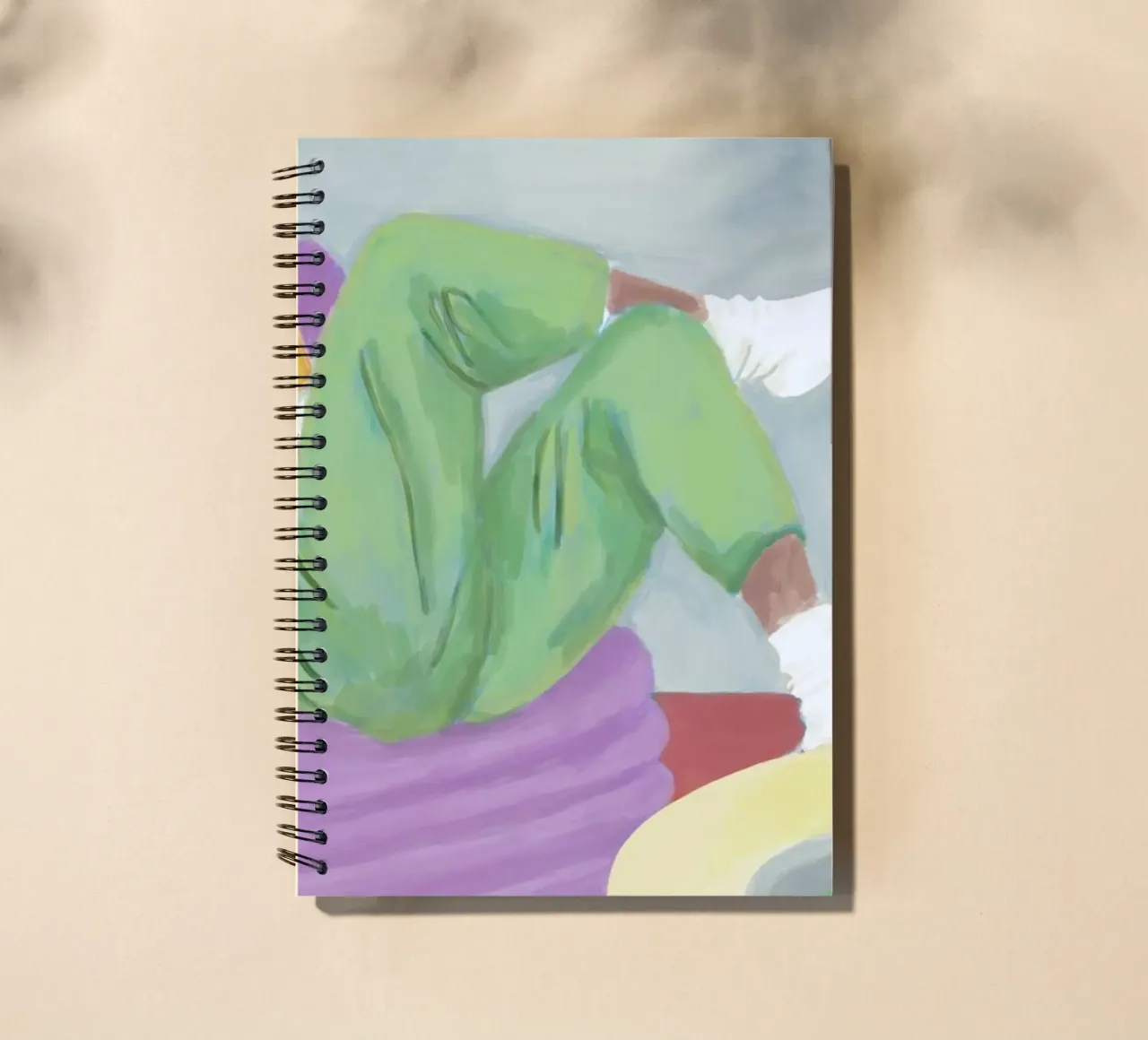 Slappe Av 01 spiral notebook by Frauke Schyroki