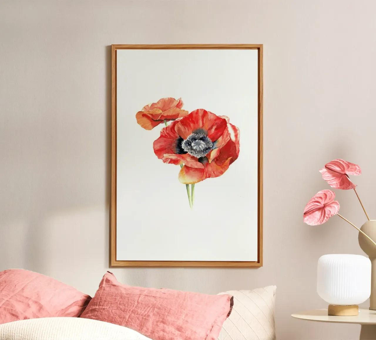 Mohnblüten forex plate by youdesignme