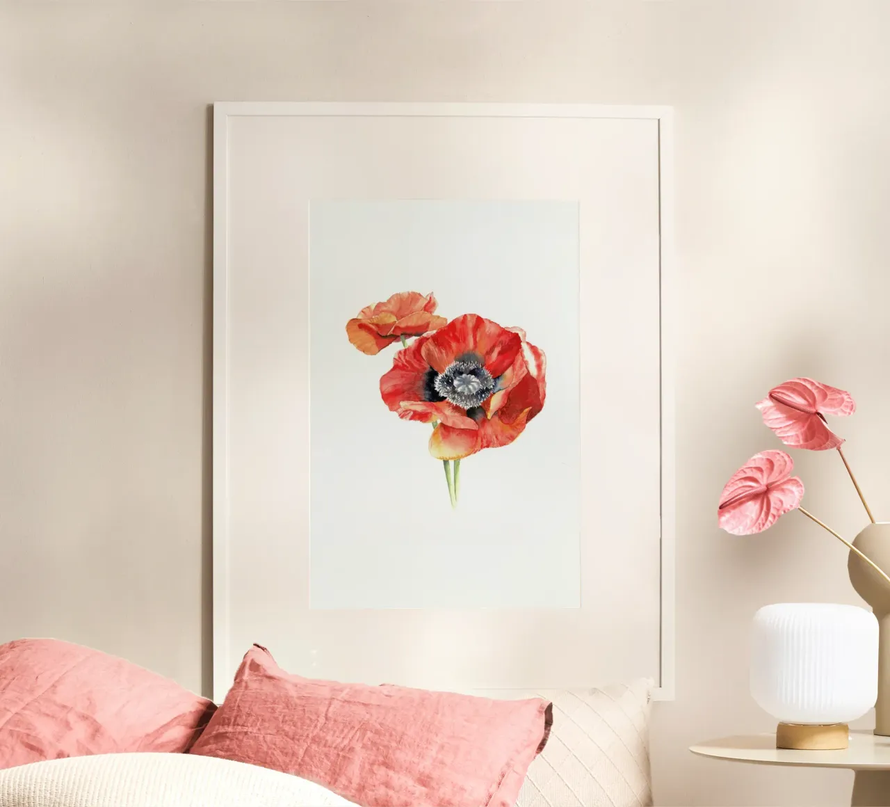Mohnblüten carta hahnemühle da youdesignme