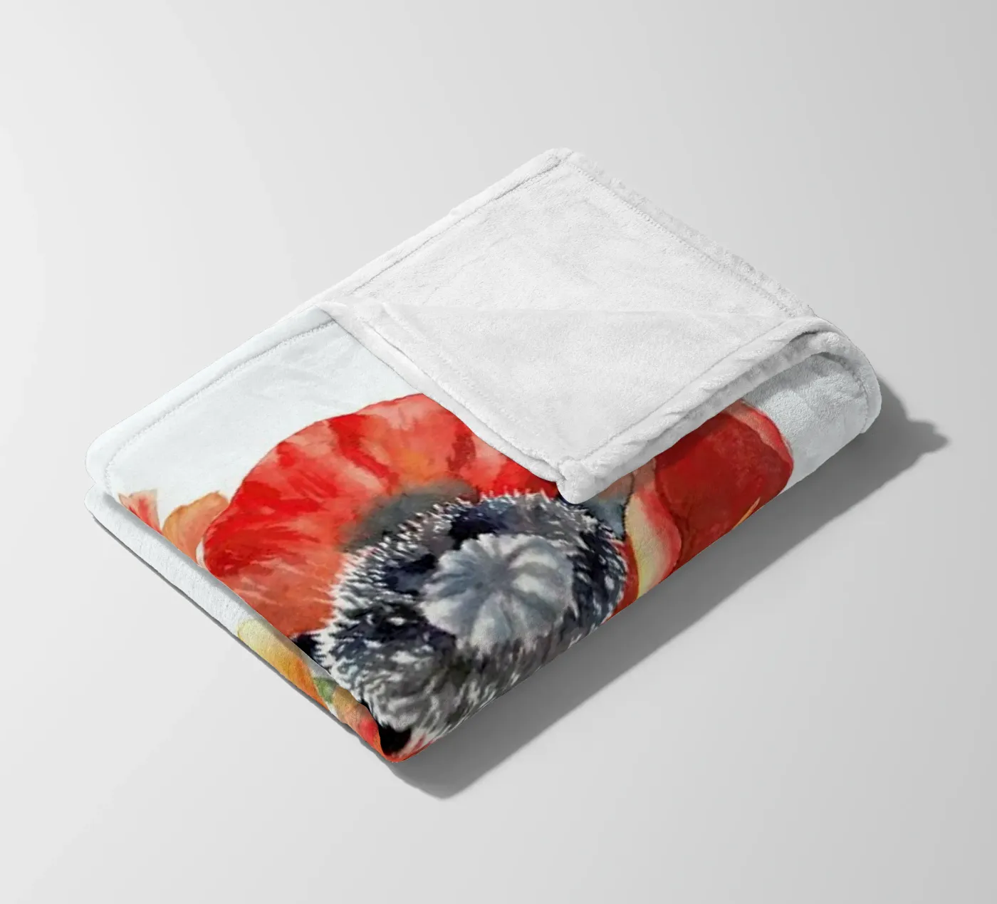 Mohnblüten Fleecedecke von youdesignme