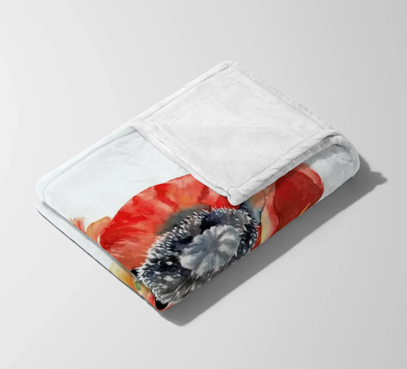 Mohnblüten Fleecedecke von youdesignme