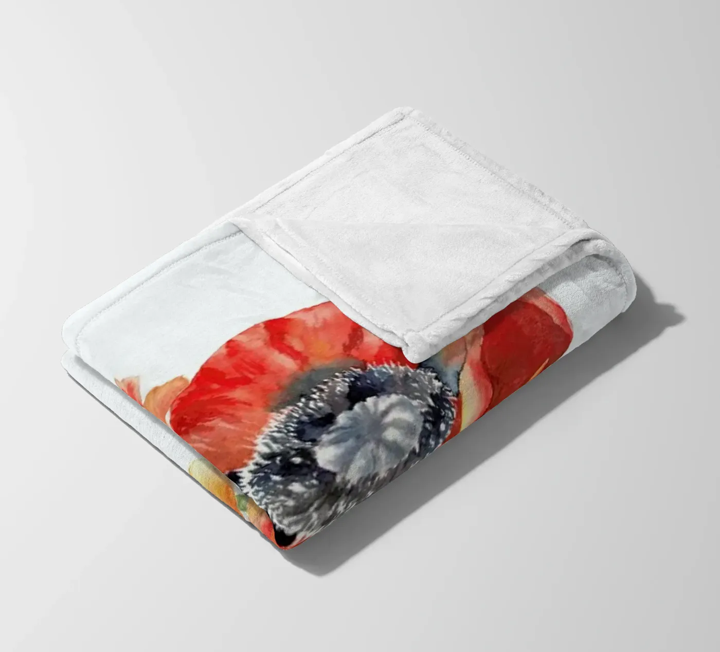 Mohnblüten Fleecedecke von youdesignme