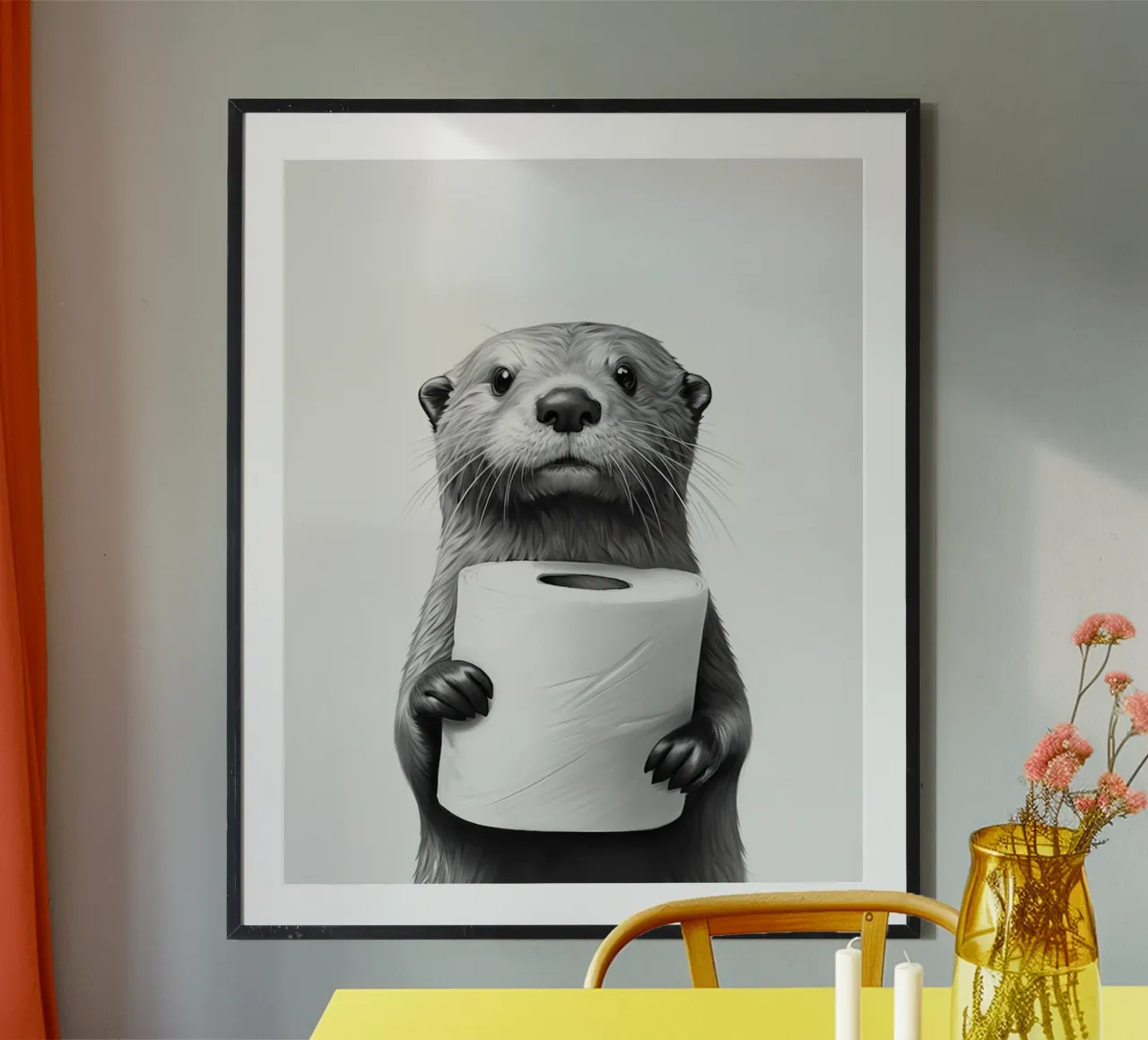 Altro poster con telaio in legno da animals_studio
