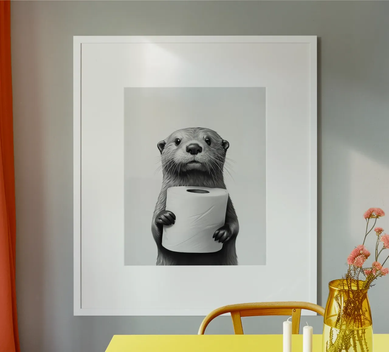 Altro poster con telaio in legno da animals_studio
