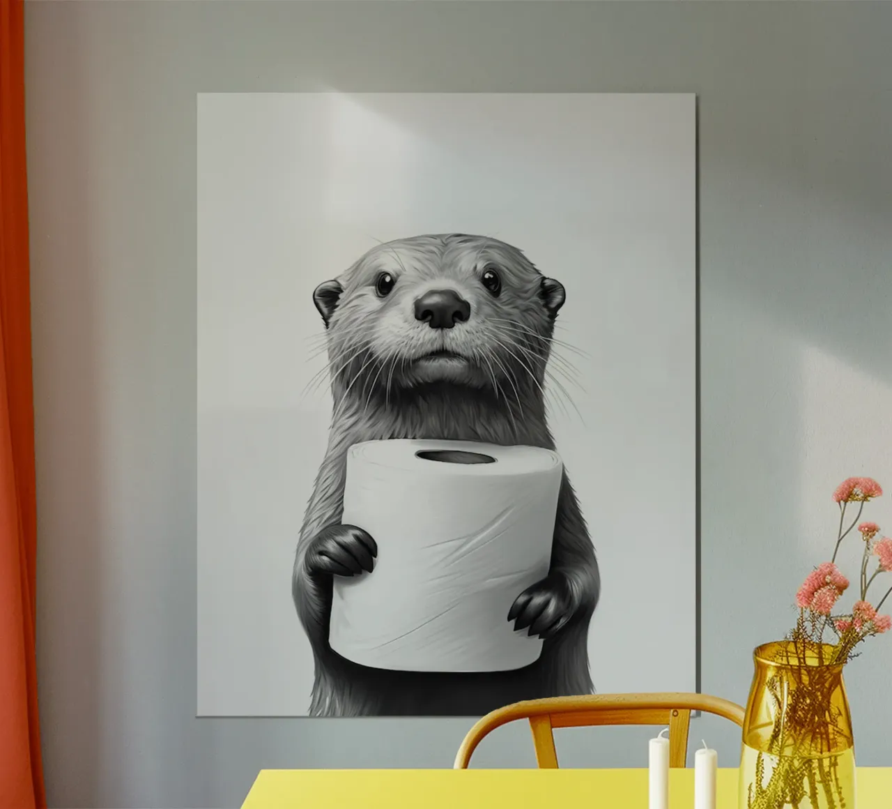 Altro poster con telaio in legno da animals_studio