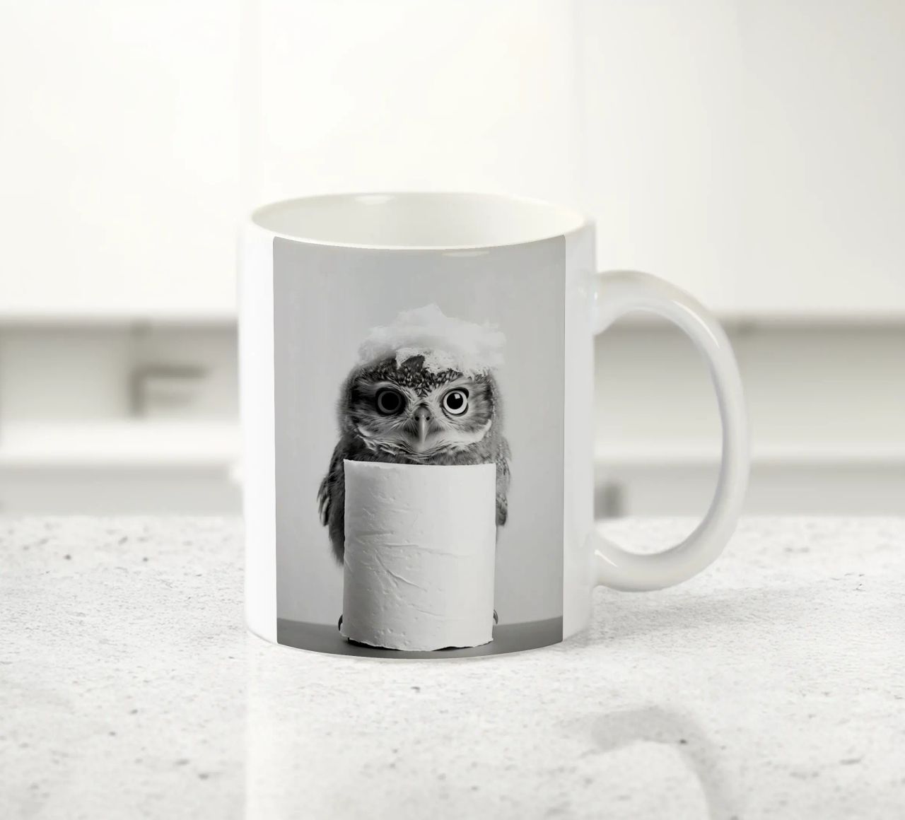 Gufo tazza in ceramica da animals_studio