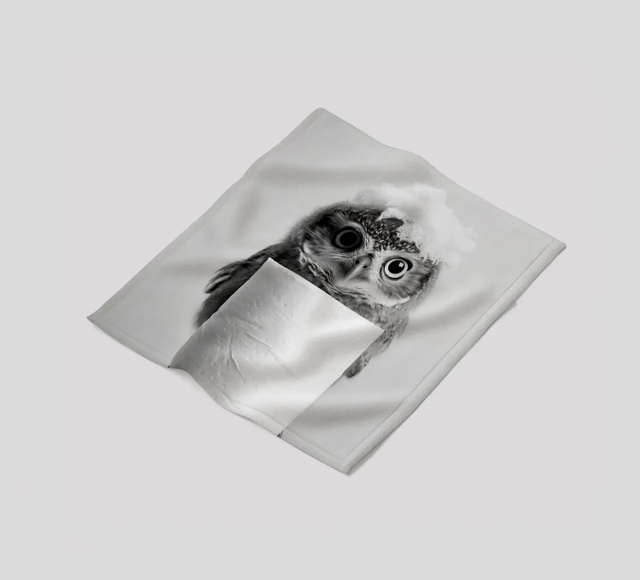 Eule Fleecedecke von animals_studio