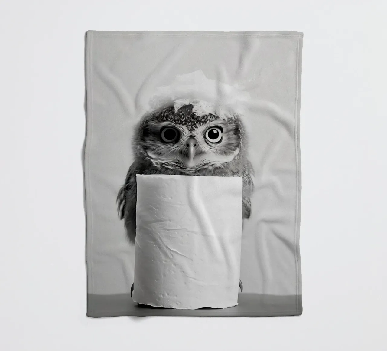 Eule Fleecedecke von animals_studio