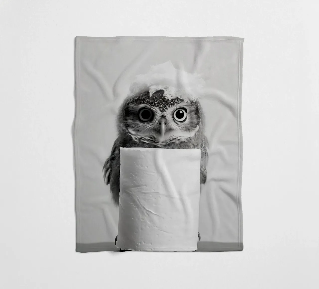 Eule Fleecedecke von animals_studio