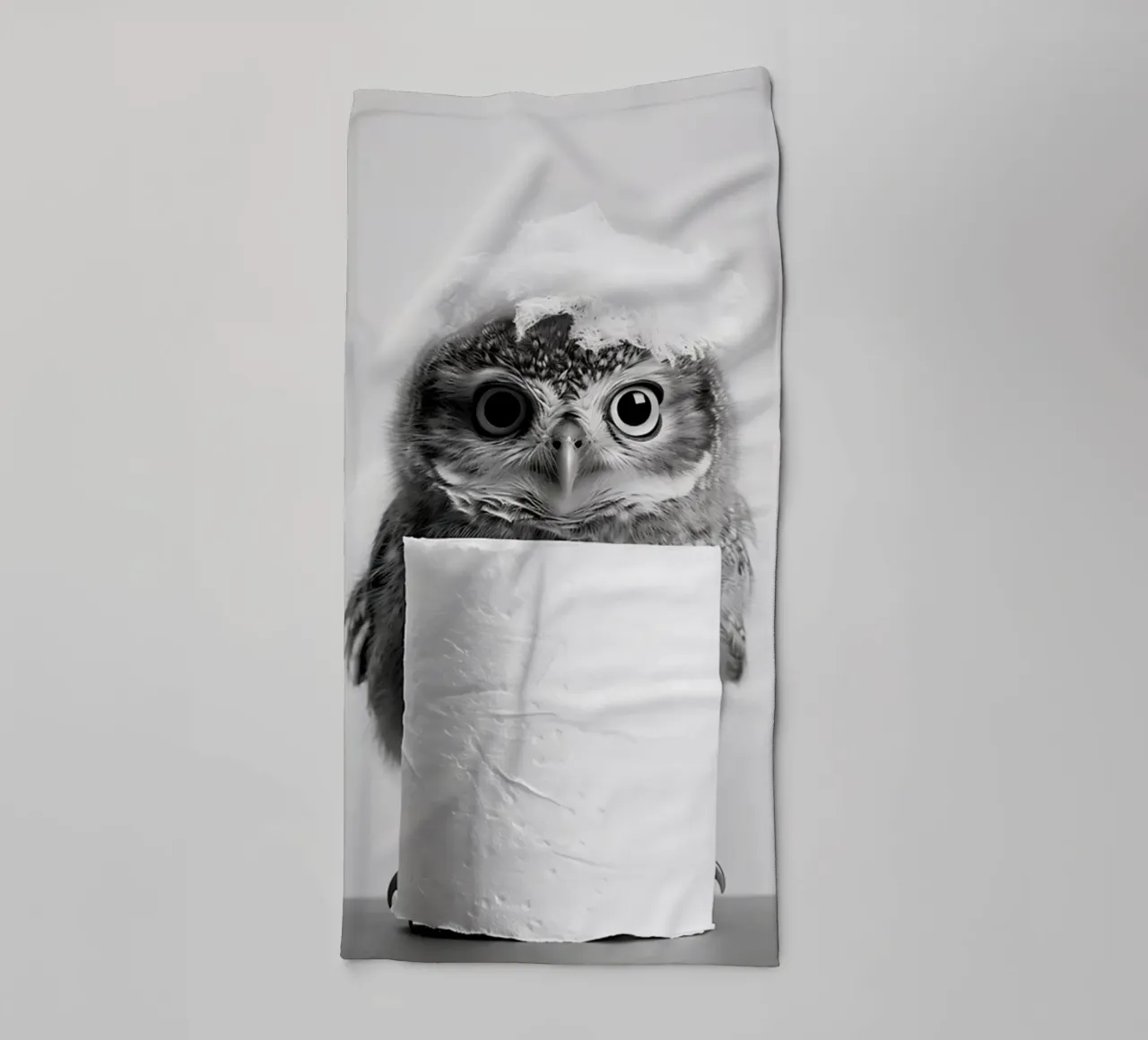 Gufo asciugamano da bagno da animals_studio