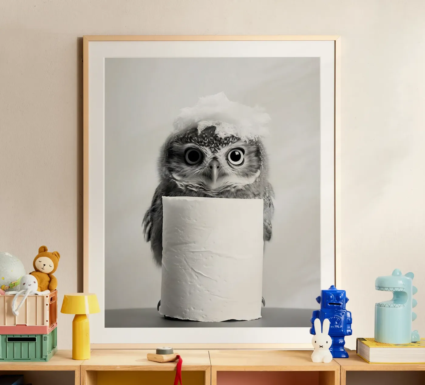 Uil poster van animals_studio