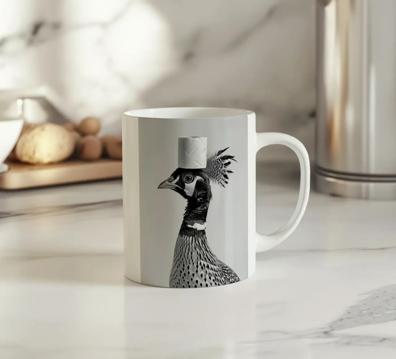 Fagiano tazza in ceramica da animals_studio