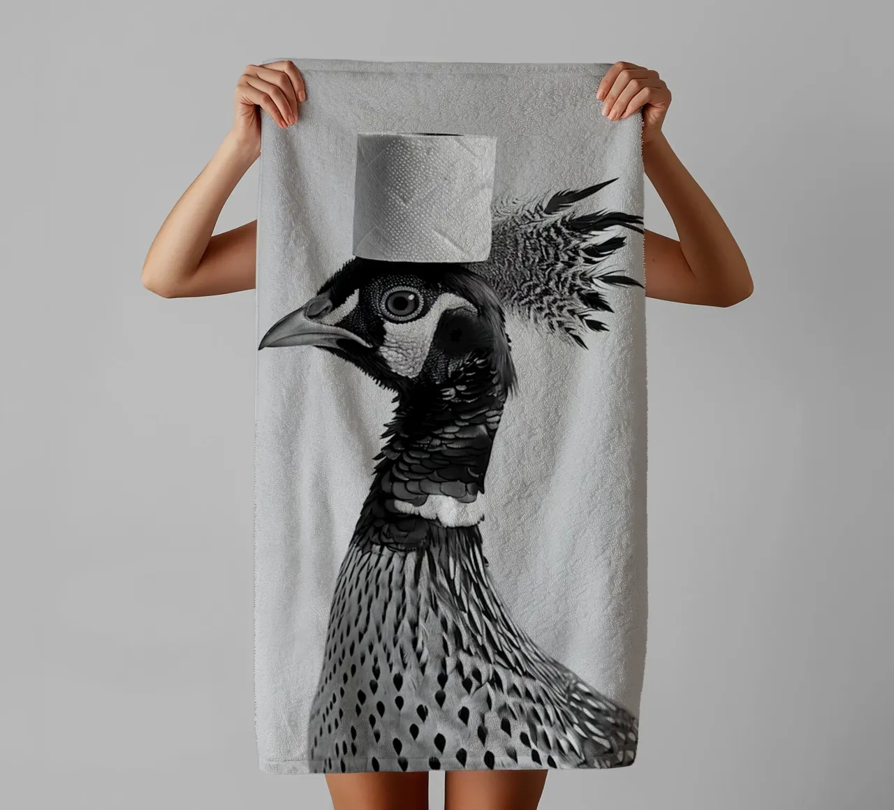Pheasant towel by animals_studio