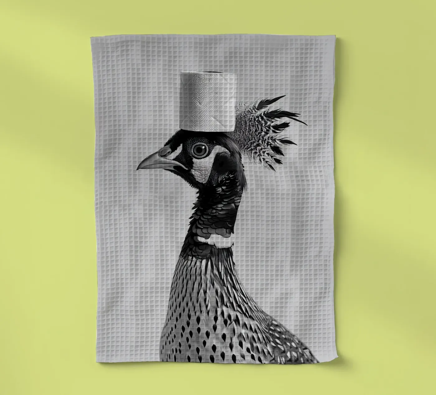 Pheasant tea towel by animals_studio