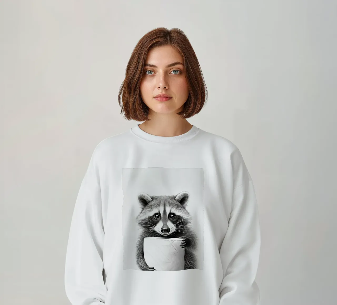 Procione felpa da animals_studio