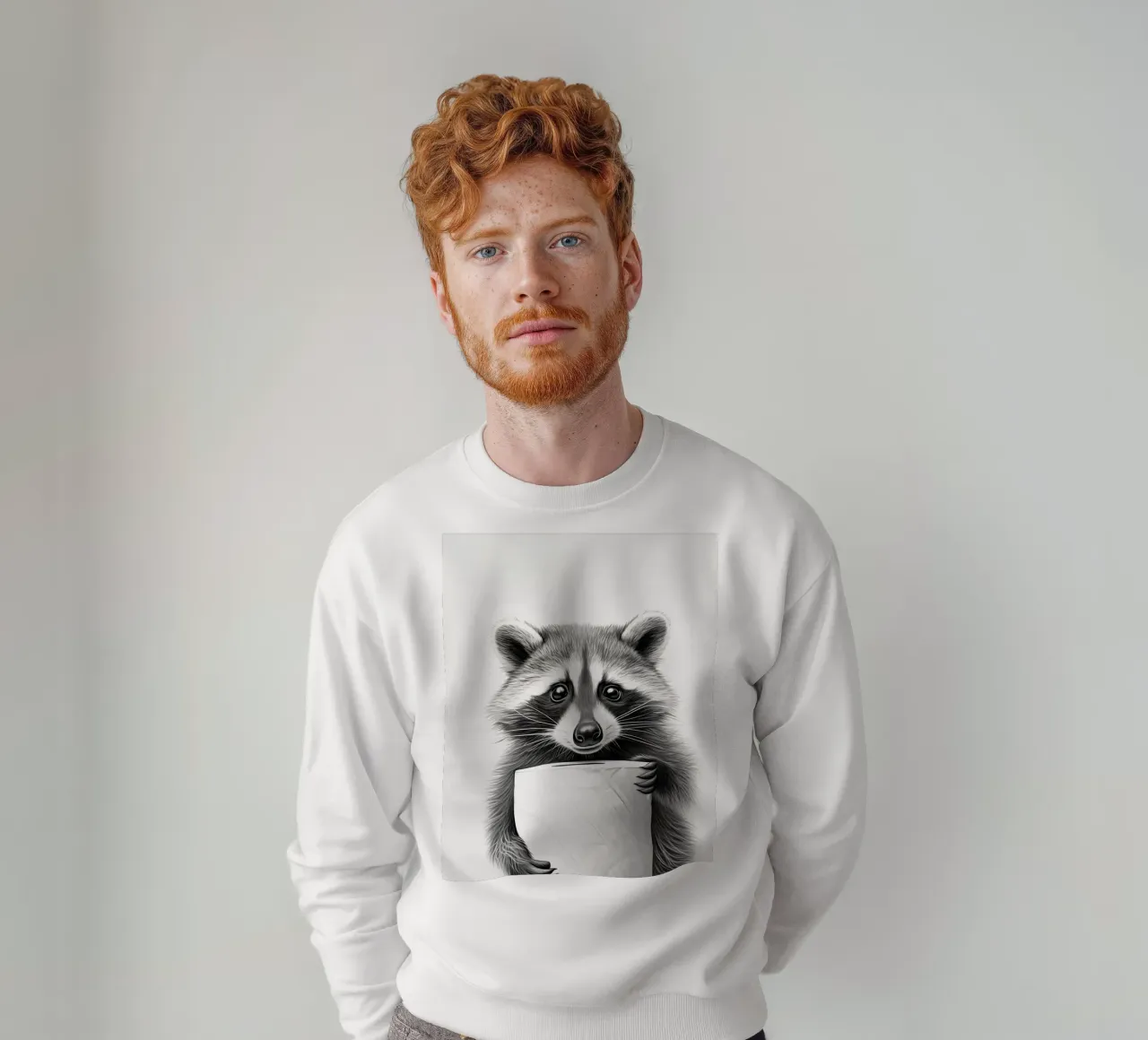 Procione felpa da animals_studio