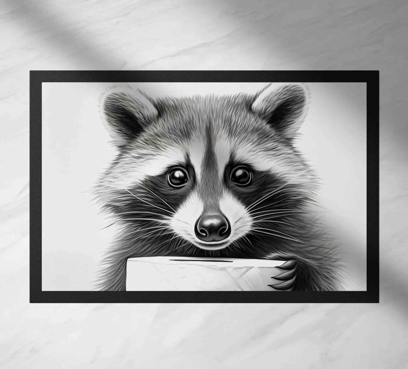 Procione zerbino da animals_studio