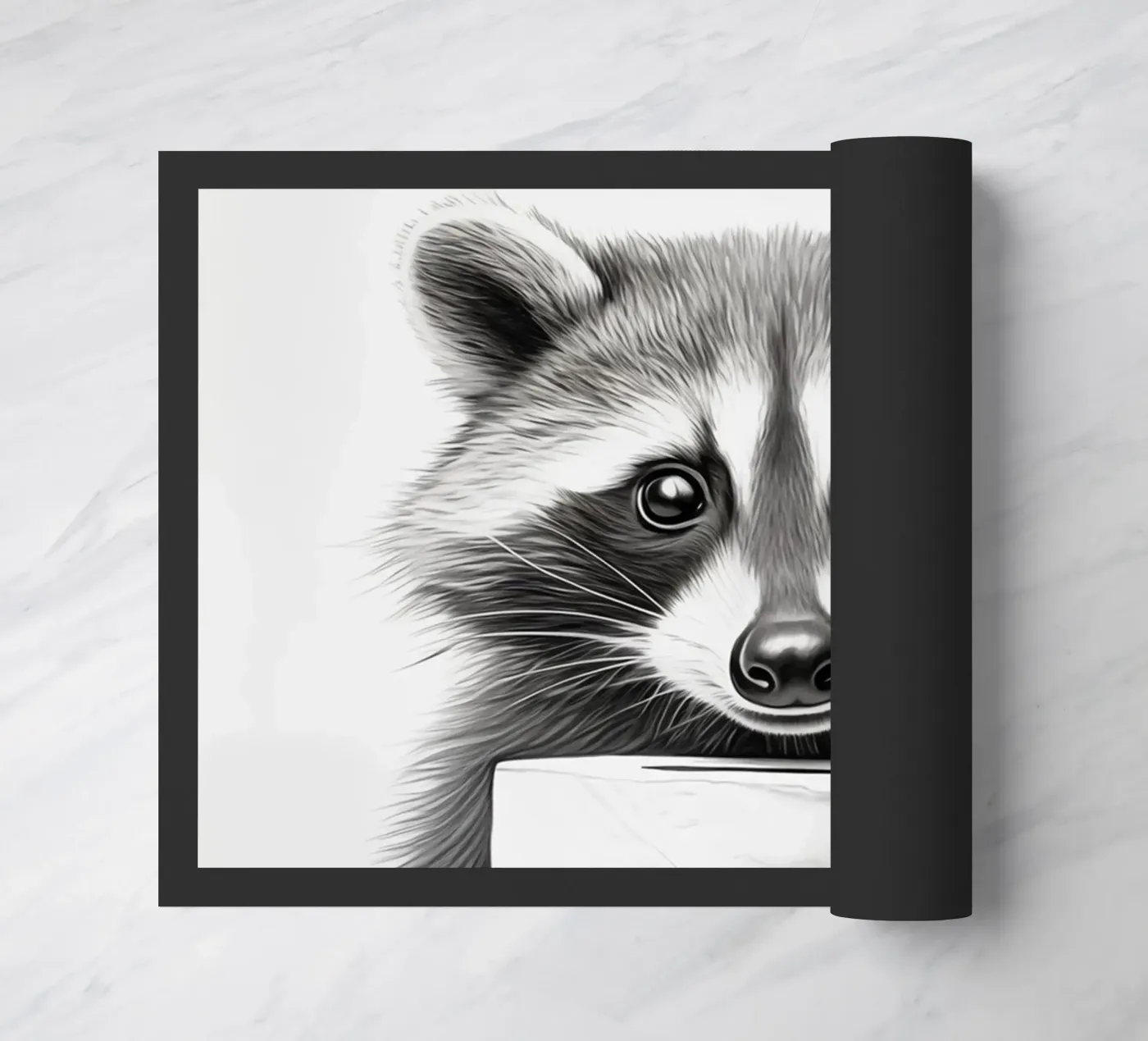 Procione zerbino da animals_studio