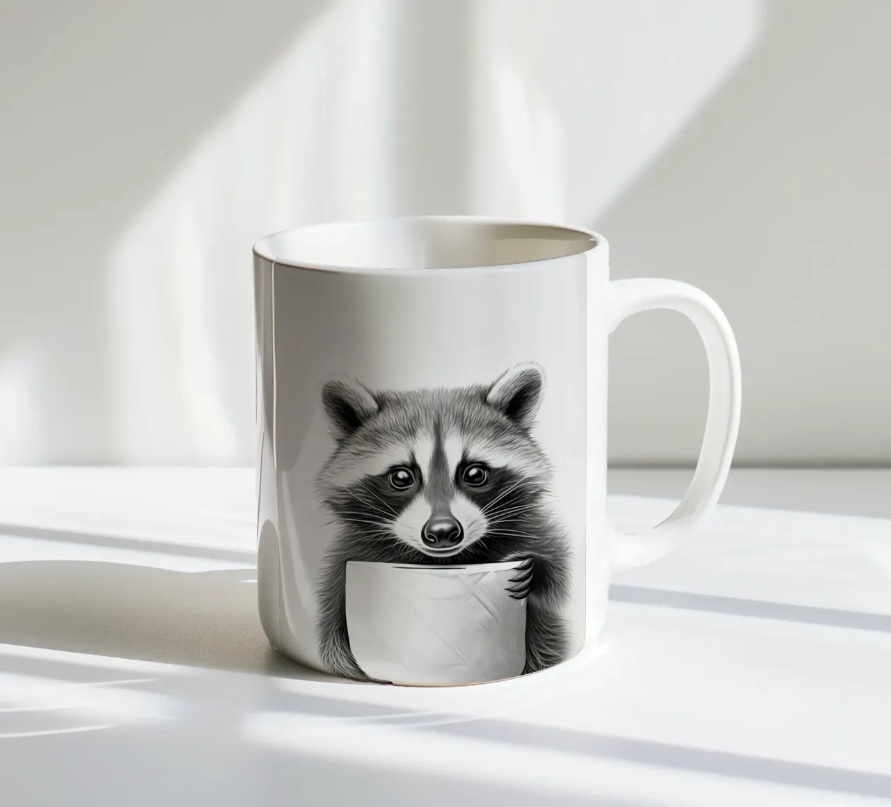 Procione tazza in ceramica da animals_studio