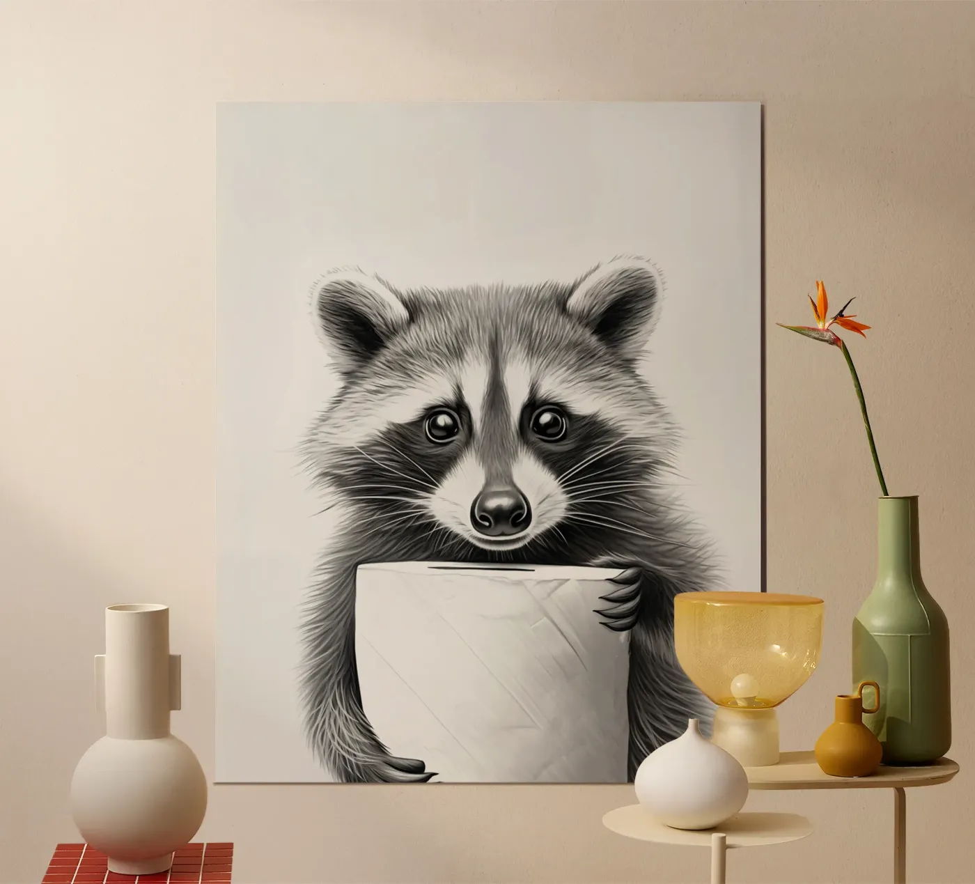 Procione poster da animals_studio