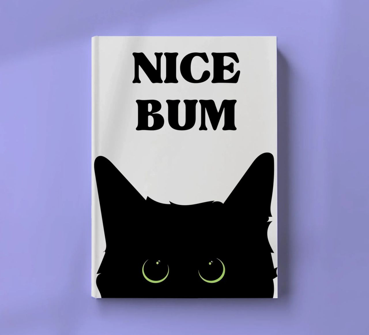 Retro Black Cat notebook by animals_studio