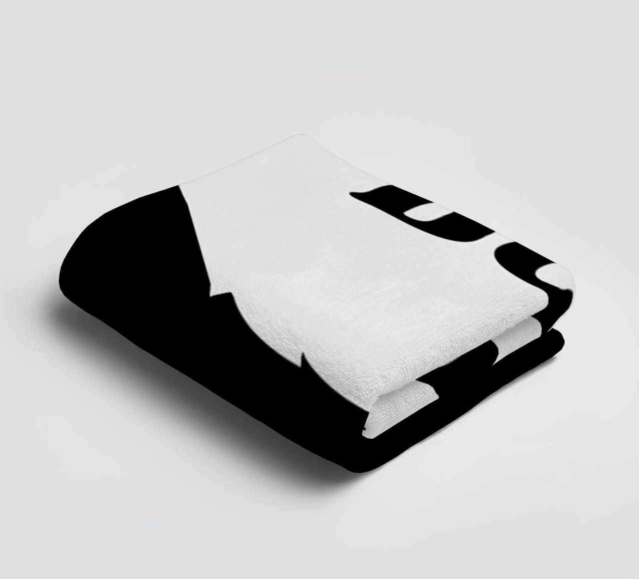 Retro Black Cat towel by animals_studio