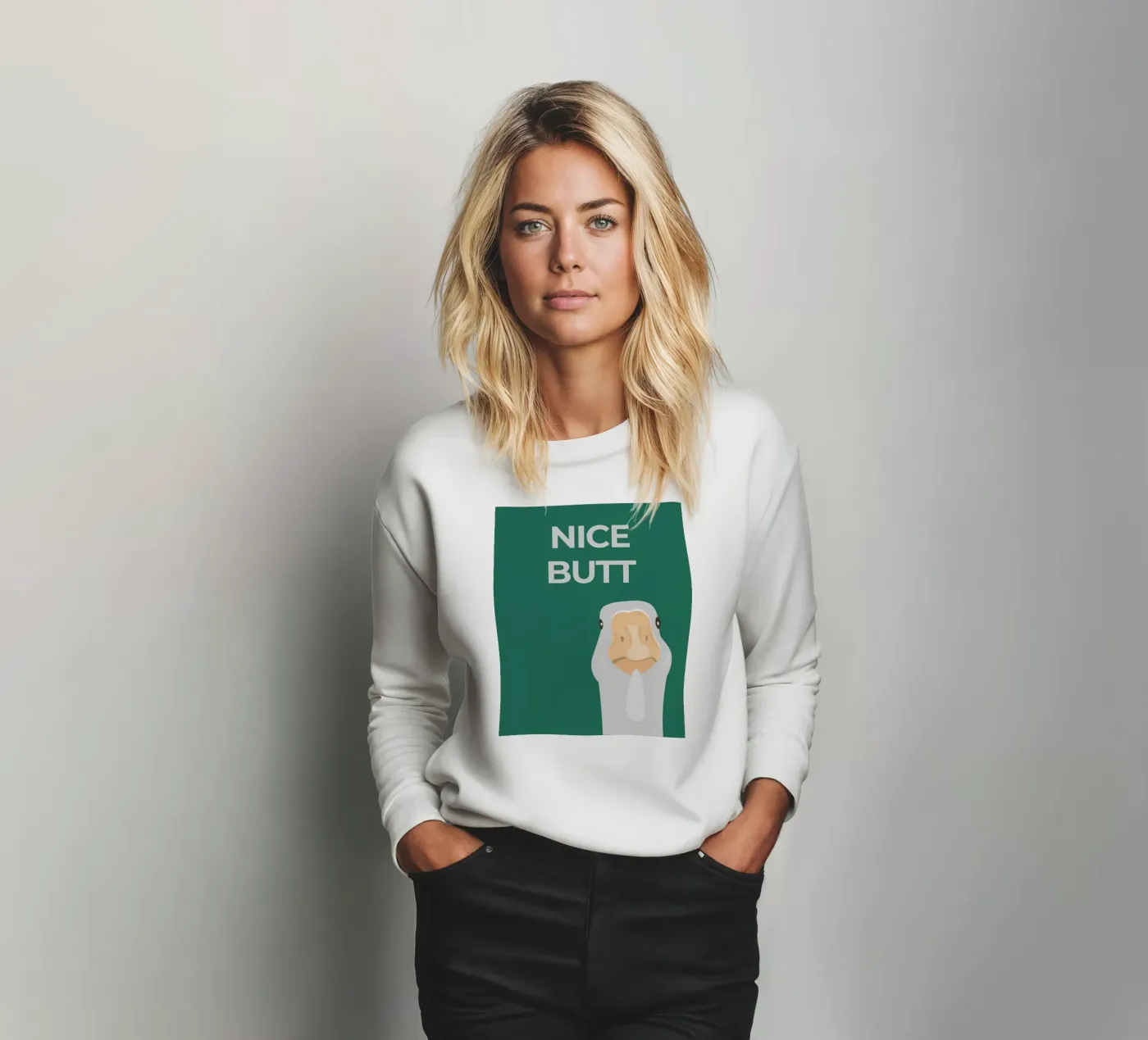 Blöde Gans Sweatshirt von animals_studio