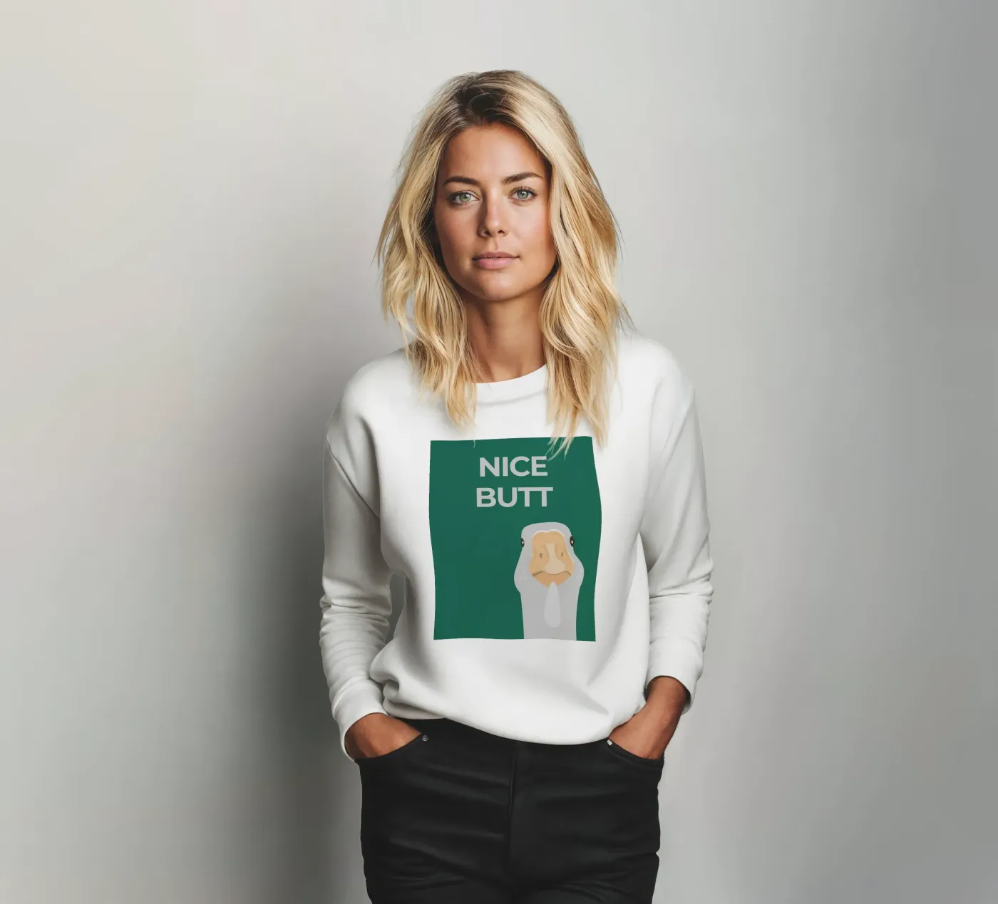 Blöde Gans Sweatshirt von animals_studio