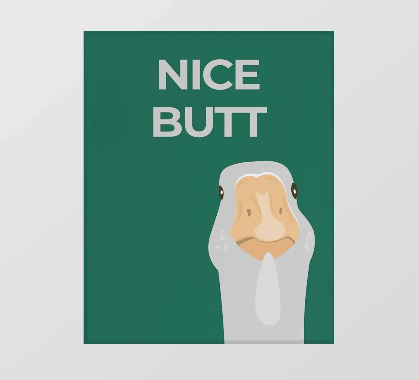 L'oie sotte film rétro-éclairé de animals_studio