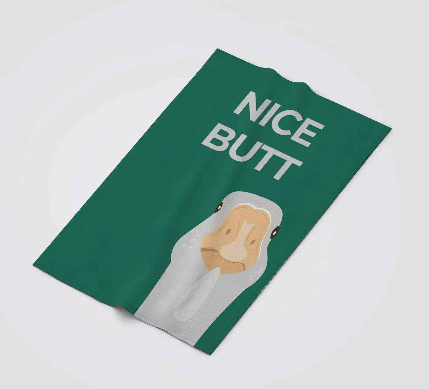 Blöde Gans Fleecedecke von animals_studio